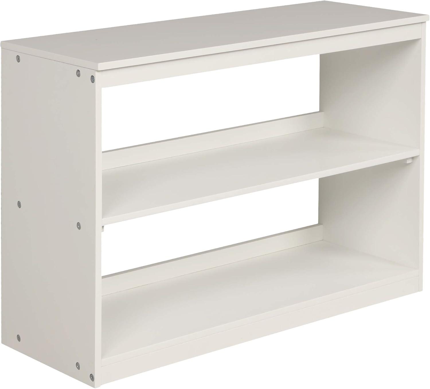 Harper & Bright Designs Twin Size Low Loft Bed with Rolling Portable Desk and Storage Cabinet, Wooden Low Study Loft Bed with Drawers, for Kids Teens Girls Boys - White