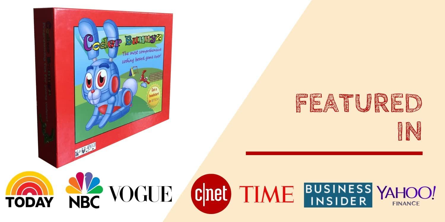 Coderbunnyz - the Most Comprehensive Coding Game Ever! Stem Education Toy and Gift for Girls and Boys Ages 4 - 104! No Prior Coding Experience Required. Learn and Play with Computer Programming today.