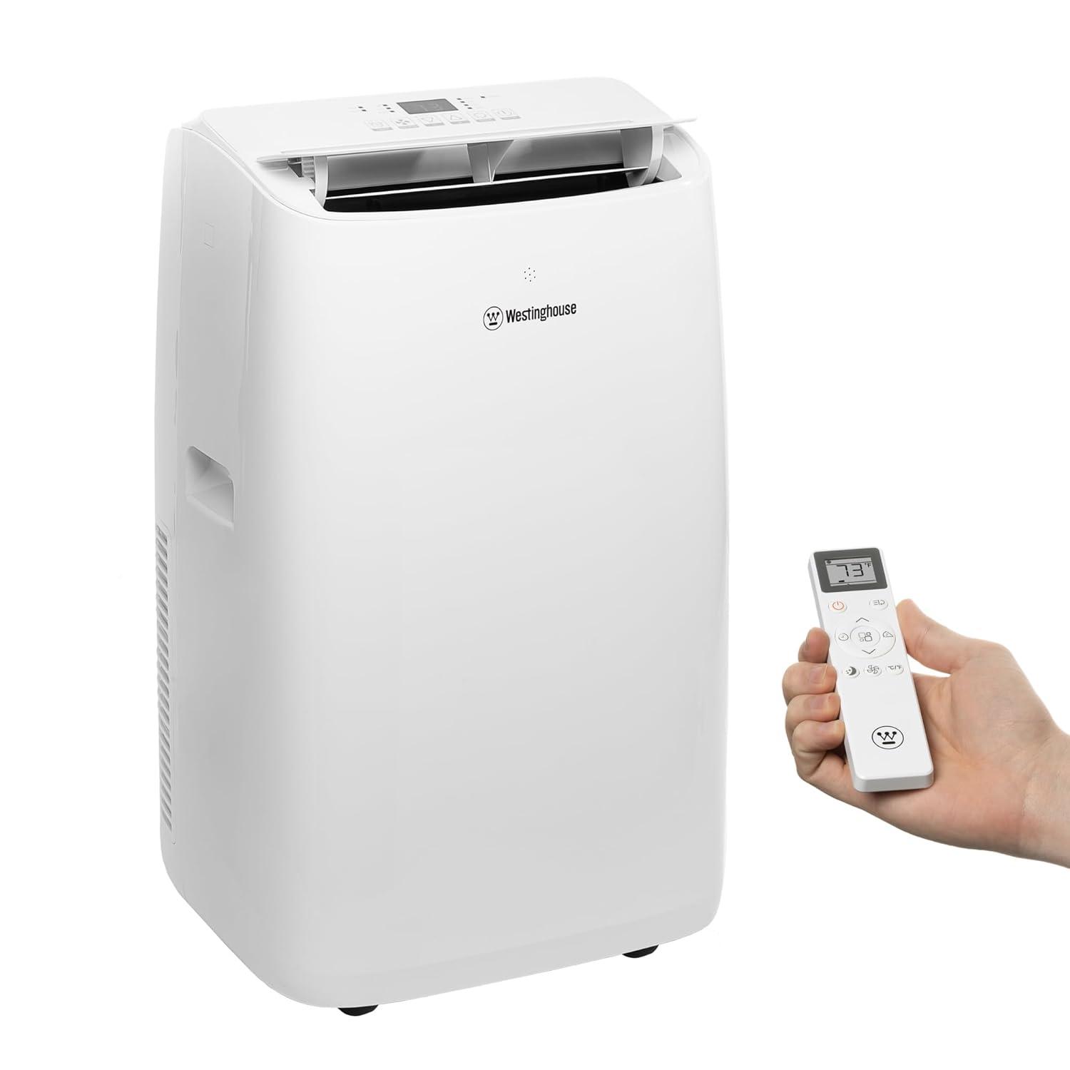 Westinghouse 14,000 BTU Portable Air Conditioner with Heat & Dehumidifier, Remote and Smart App