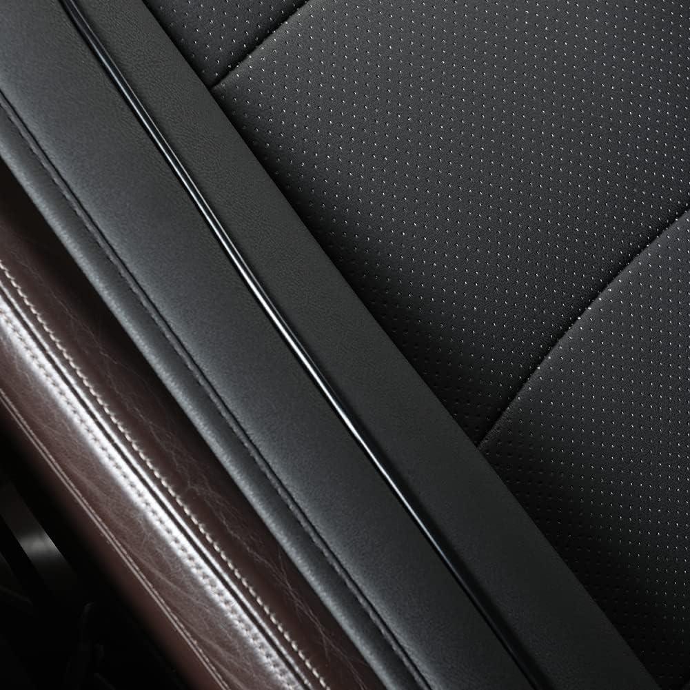 Ultra-Luxury PU Leather Car Seat Protection Cover Car Seat Cover for Most Four-Door Sedan&SUV,Single Seat Cover Without Backrest 1PCS (W 20.8× D 21× T 0.2inch) (3D-Beige)