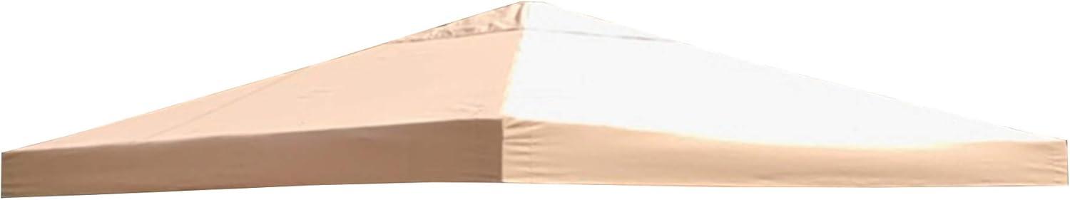 Beige Whisper 10' x 10' RipLock Replacement Canopy for Steel Gazebo