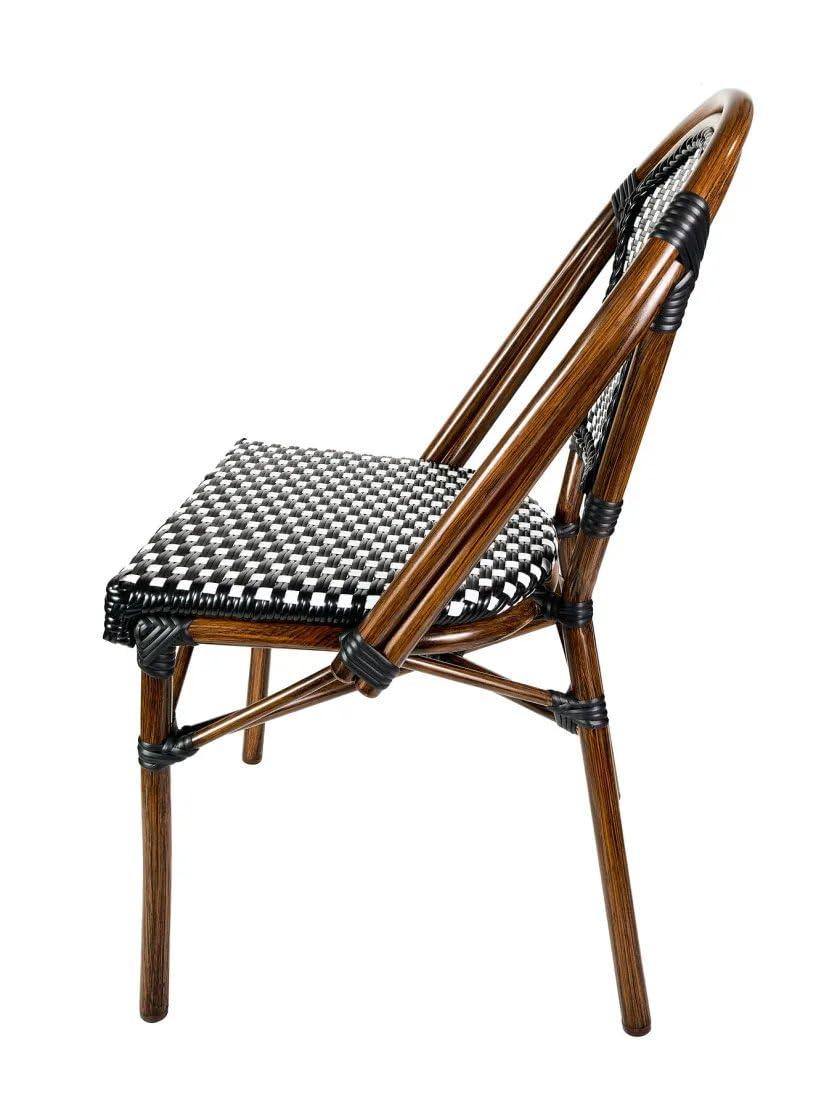 Chivari Armless French Patio Dining Chivari Chair, 2 Chair Bundle by Chivari (Set of 2)