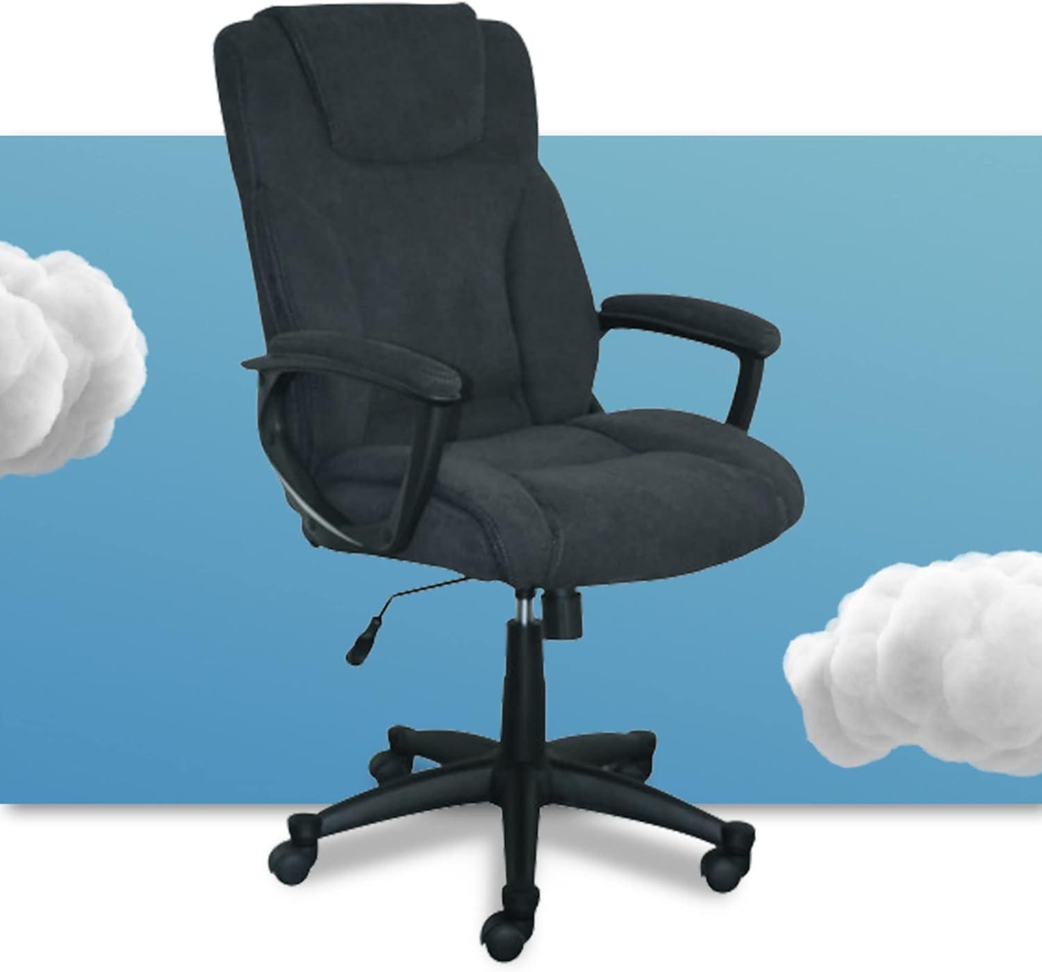 Serta Connor Ergonomic Executive Office Chair with Layered Body Pillows and Contoured Lumbar