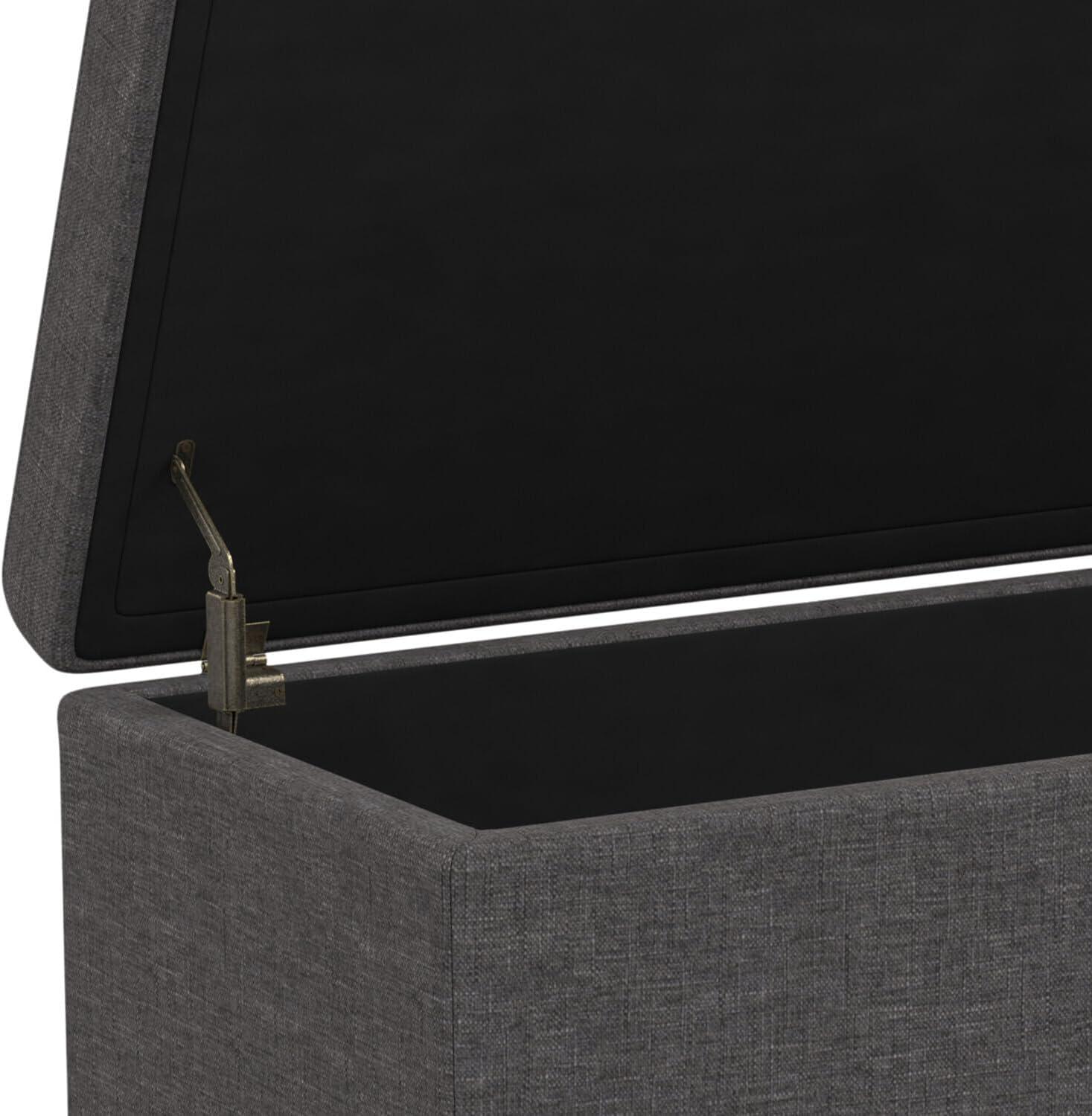 Simpli Home Avalon Storage Ottoman Bench,Assembled