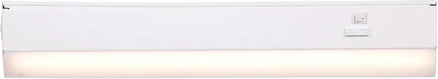 Good Earth Lighting UC1138WH118LF0G 18 in. LED Smooth Light Under Cabinet Light - White Finish