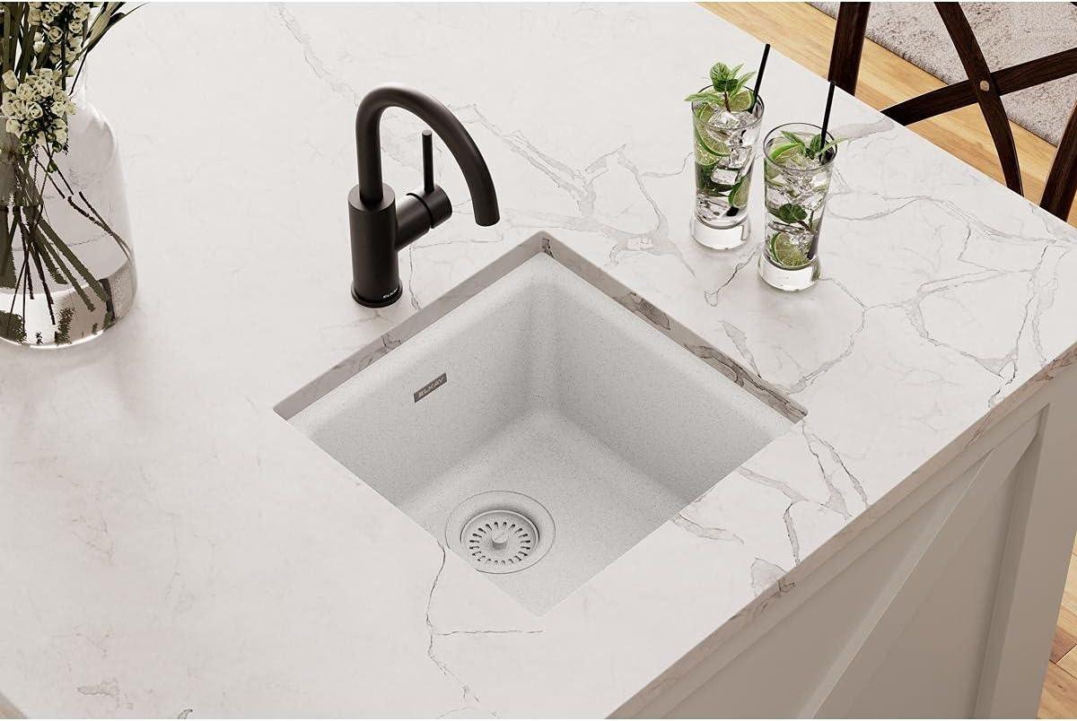 Quartz Classic 15-3/4" x 15-3/4" x 7-11/16" Dual Bar Sink