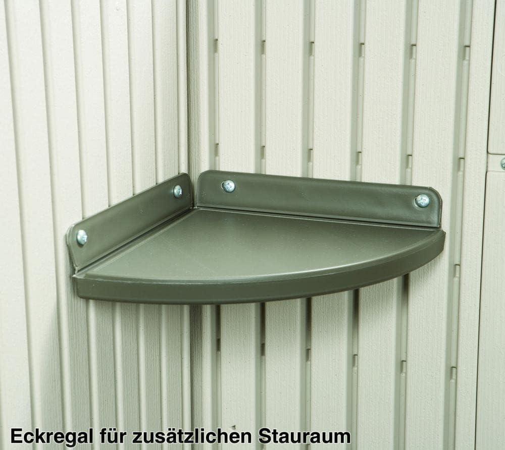 Lifetime Lifetime 7 Ft. x 4.5 Ft. High-Density Polyethylene (Plastic) Outdoor Storage Shed with Steel-Reinforced Construction