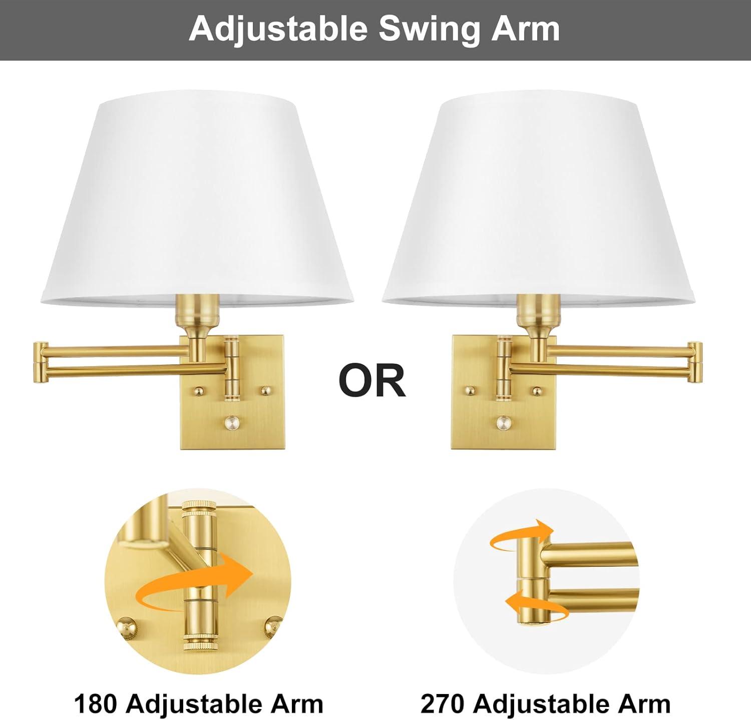 Alye LED Swing Arm Sconce