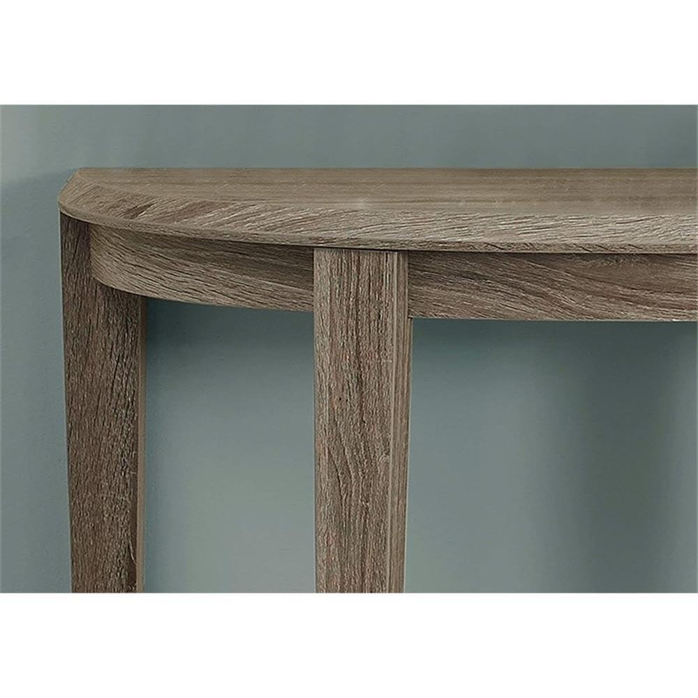 Monarch Specialties Accent Table Console Entryway Narrow Sofa Living Room Bedroom Brown Laminate Contemporary Modern