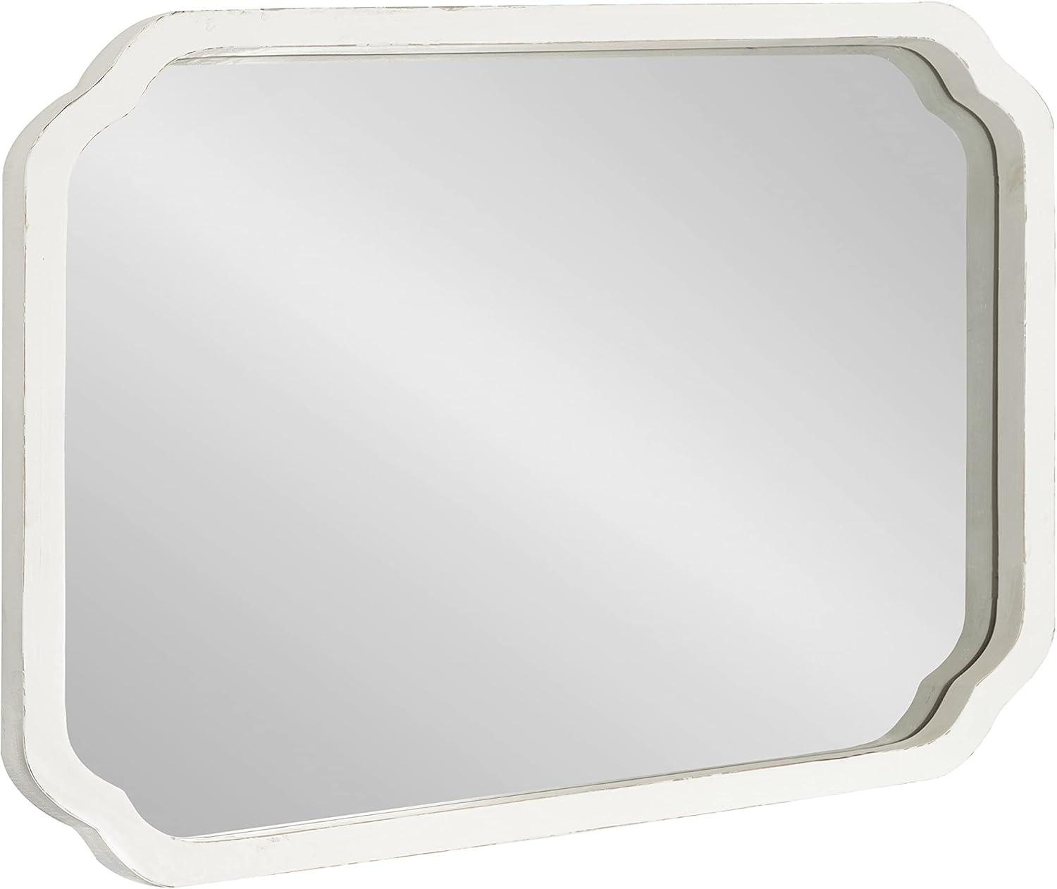 Marston Wood Framed Decorative Wall Mirror - Kate & Laurel All Things Decor