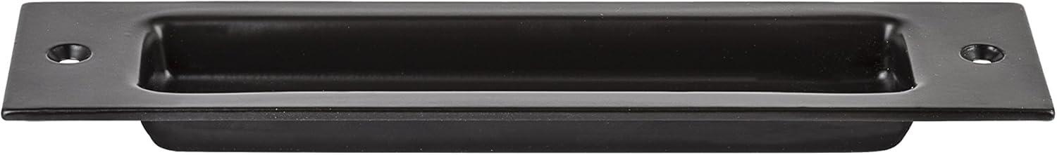 Oil Rubbed Bronze Flush Mortise Finger Pull, 8-inch