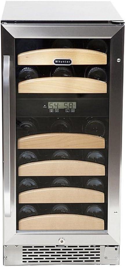 Whynter Whynter 15'' width 28 Bottle Dual Zone Built-In Wine Refrigerator