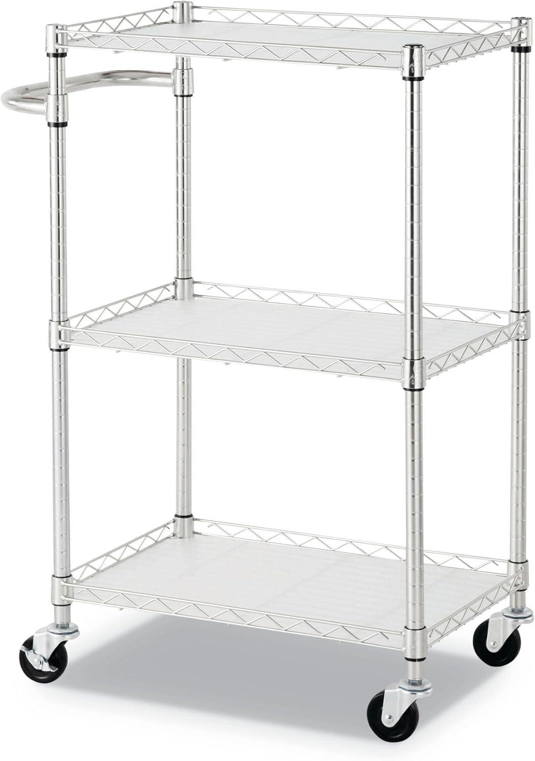 Alera® 39'' H x 24'' W Utility Cart with Wheels
