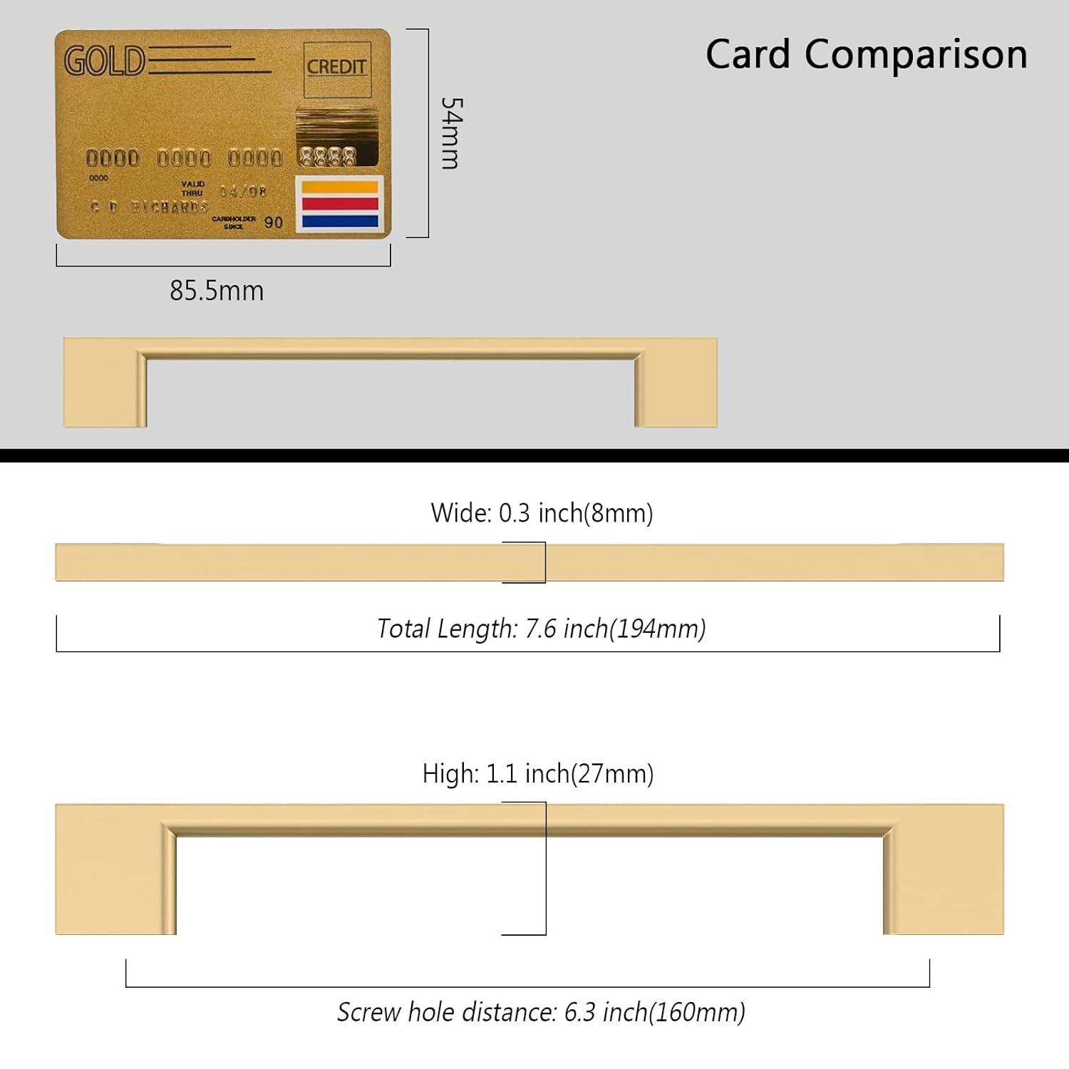 Bridgeport 6 5/16" Center Handle Pull Multipack
