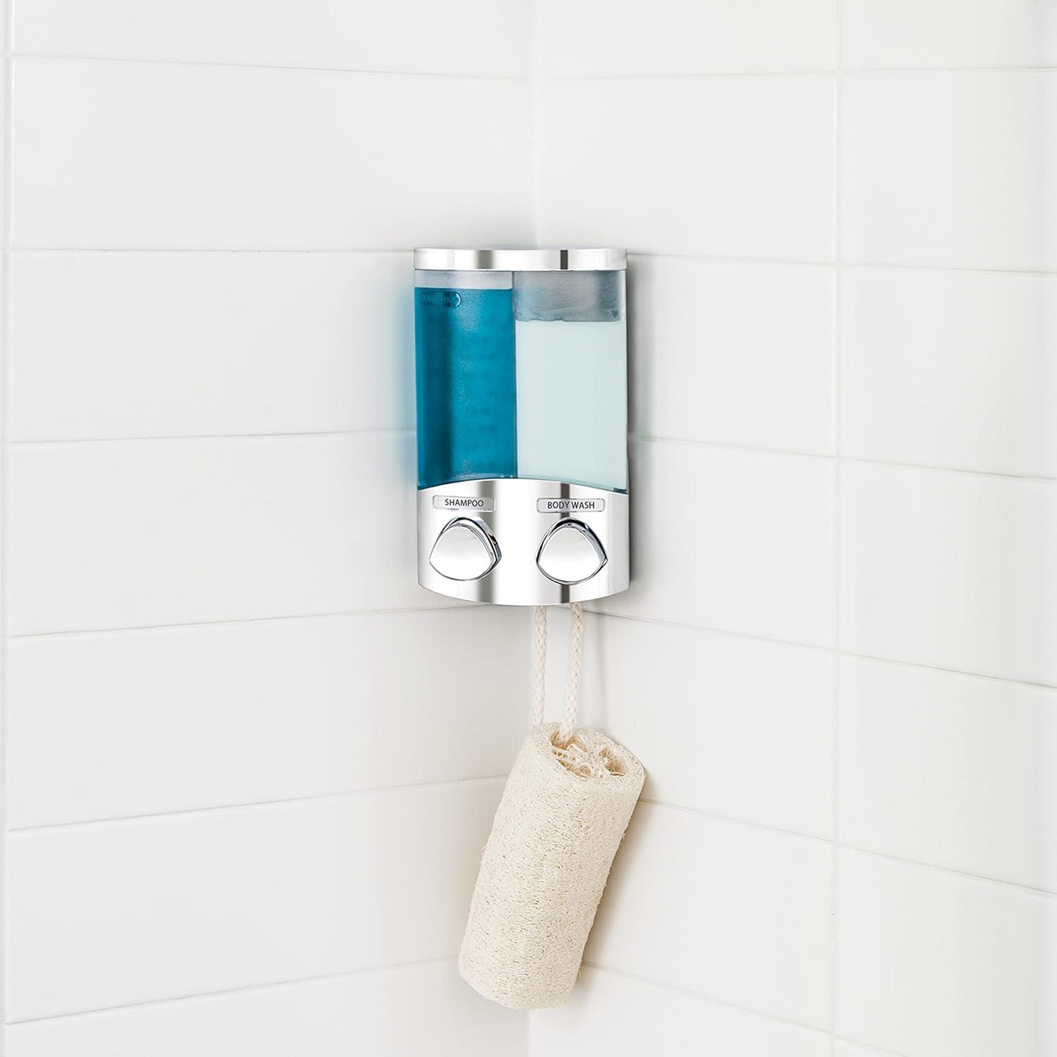 Better Living Products  EURO DUO Soap and Shower Dispenser Chrome