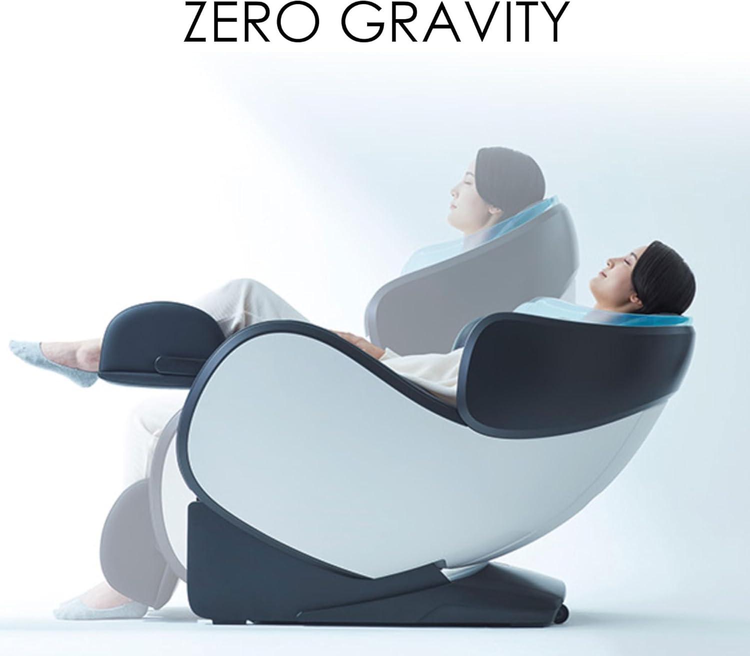 Synca Wellness Synca CirC 3 Zero Gravity Massage Chair with Reversible Ottoman, Black | Wayfair