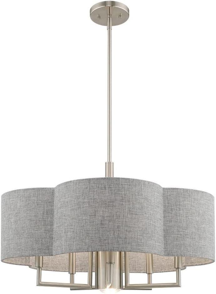 Livex Lighting Kalmar 5 - Light Chandelier in  Brushed Nickel
