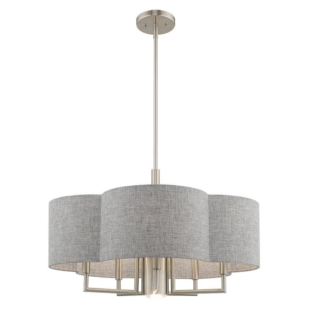 Livex Lighting Kalmar 5 - Light Chandelier in  Brushed Nickel