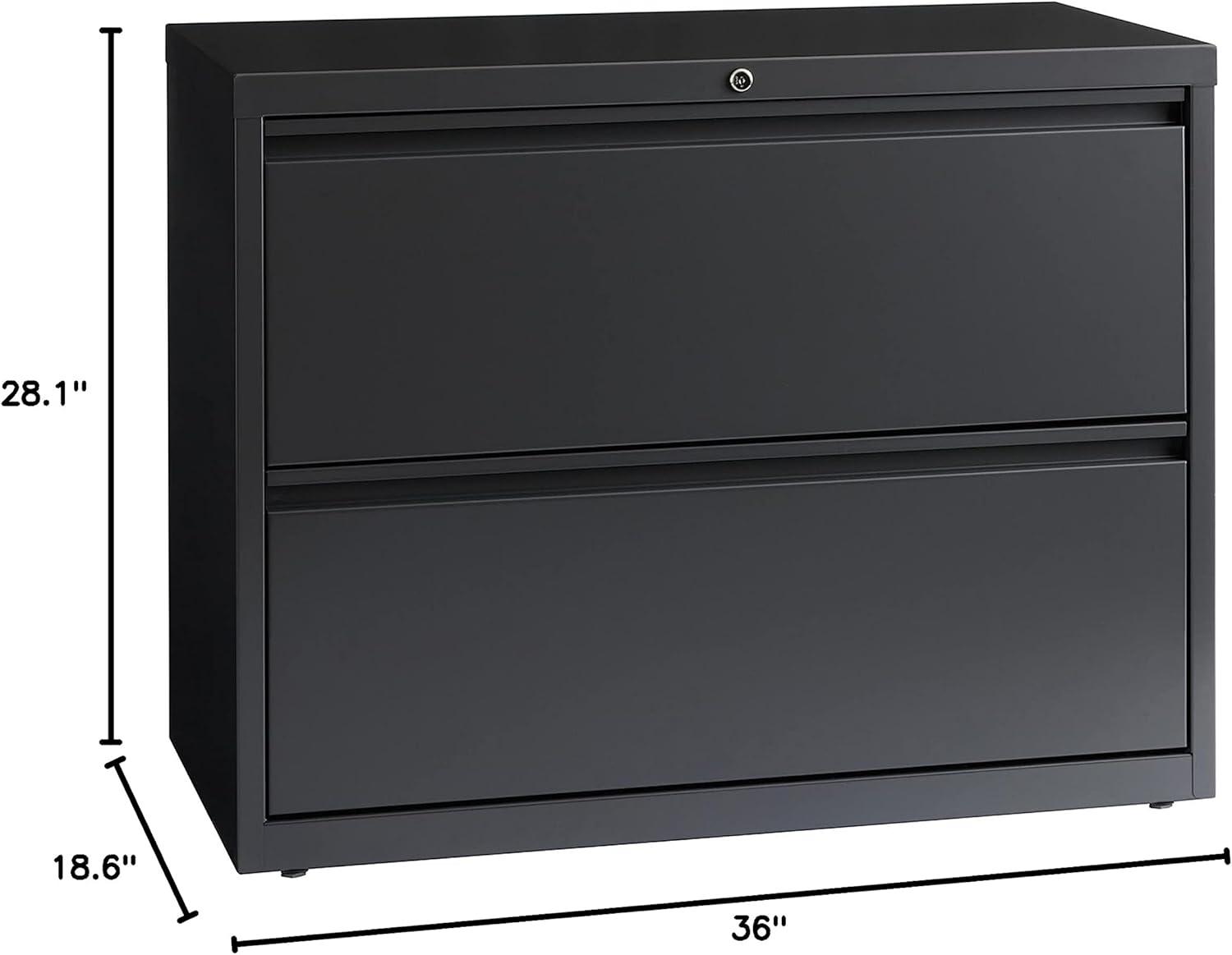 Fortress 36'' Wide 2 -Drawer Steel File Cabinet