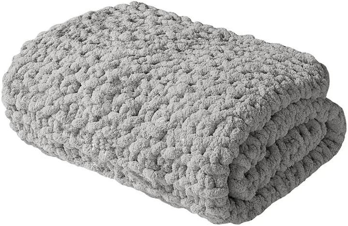 Chenille Chunky Knit Throw