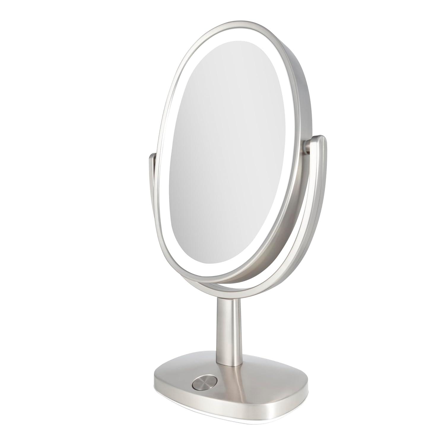 Zadro Newport LED Lighted Makeup Mirrors w/ Magnification & Touch Pad