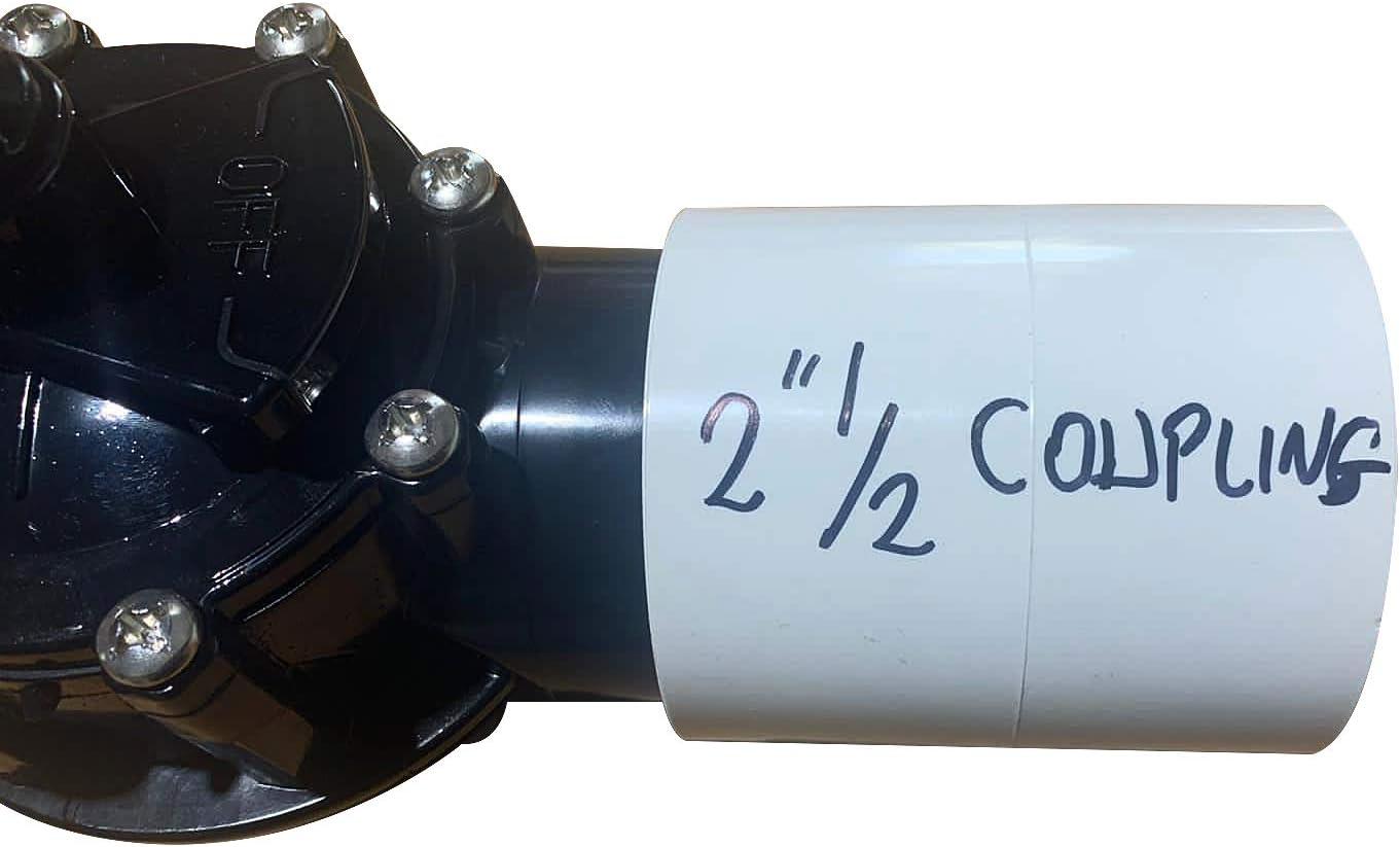 FibroPool Swimming Pool Check Valve - 2 Inch - 2 Way - Positive Seal & Non Lube Replacement Valve for Pools and Spas