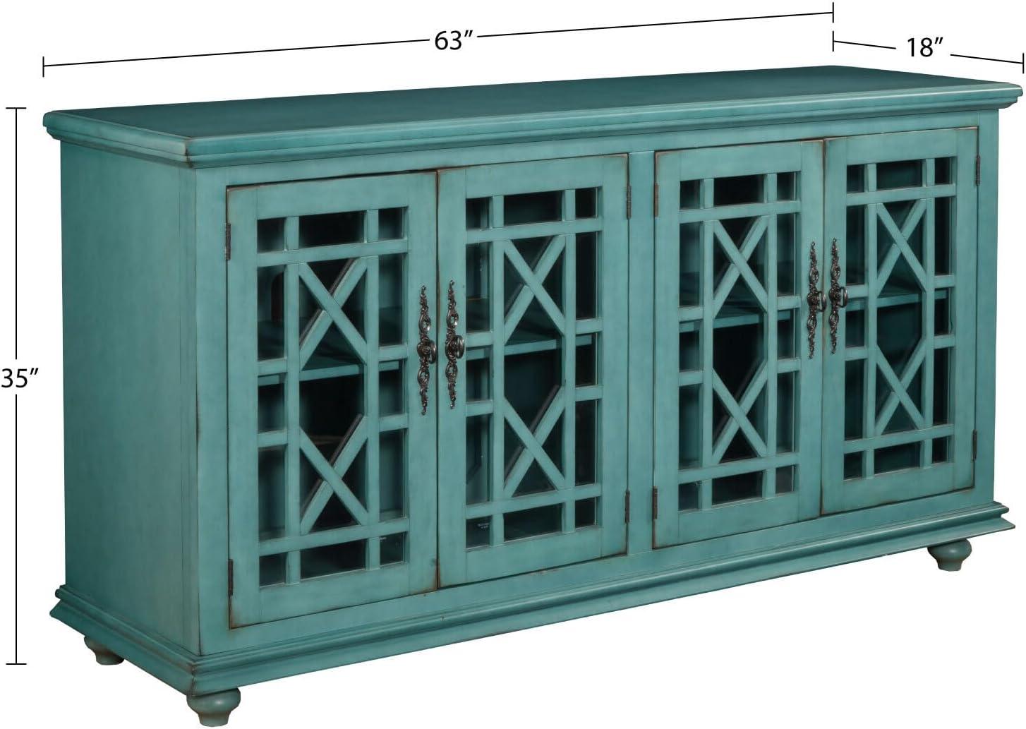 Martin Svensson Home Jules 63" TV Stand Teal Green Finish