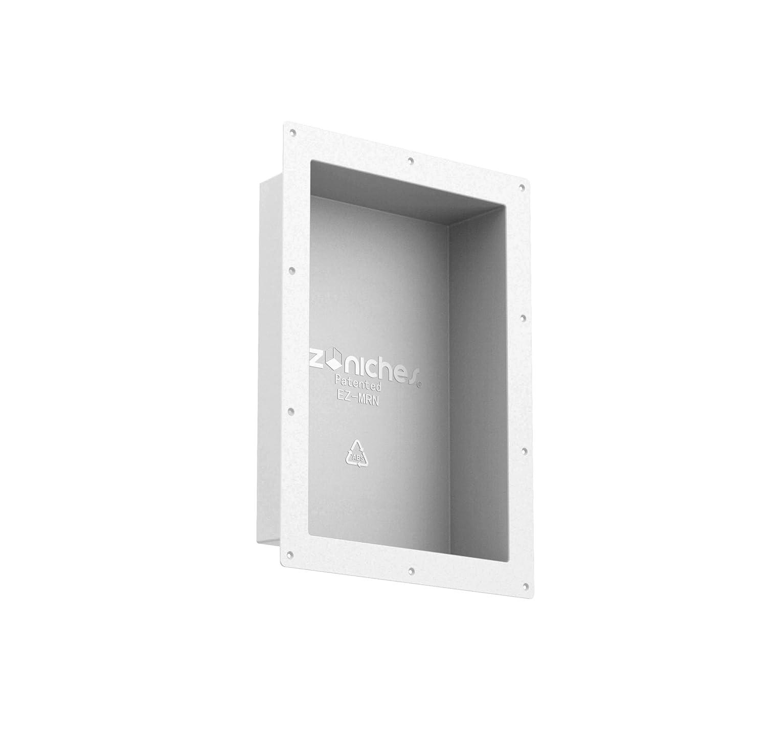 EZ NICHES New Ready for Tile Recessed Bathroom Shower Shampoo Shelf Niche (11" X 16" Medium Rectangular)
