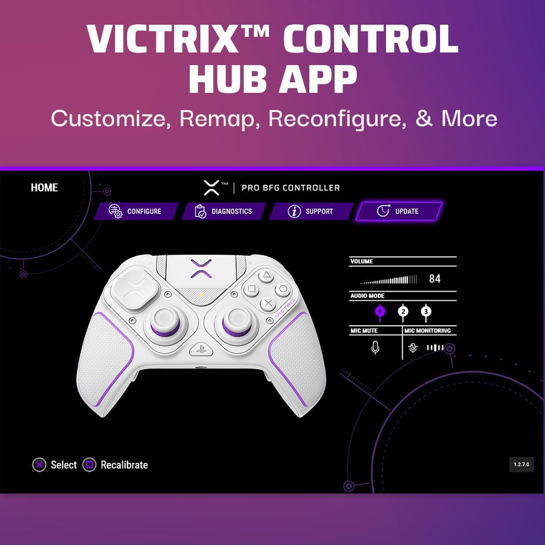 PDP Victrix Pro BFG Wireless Controller for PlayStation 5 - White