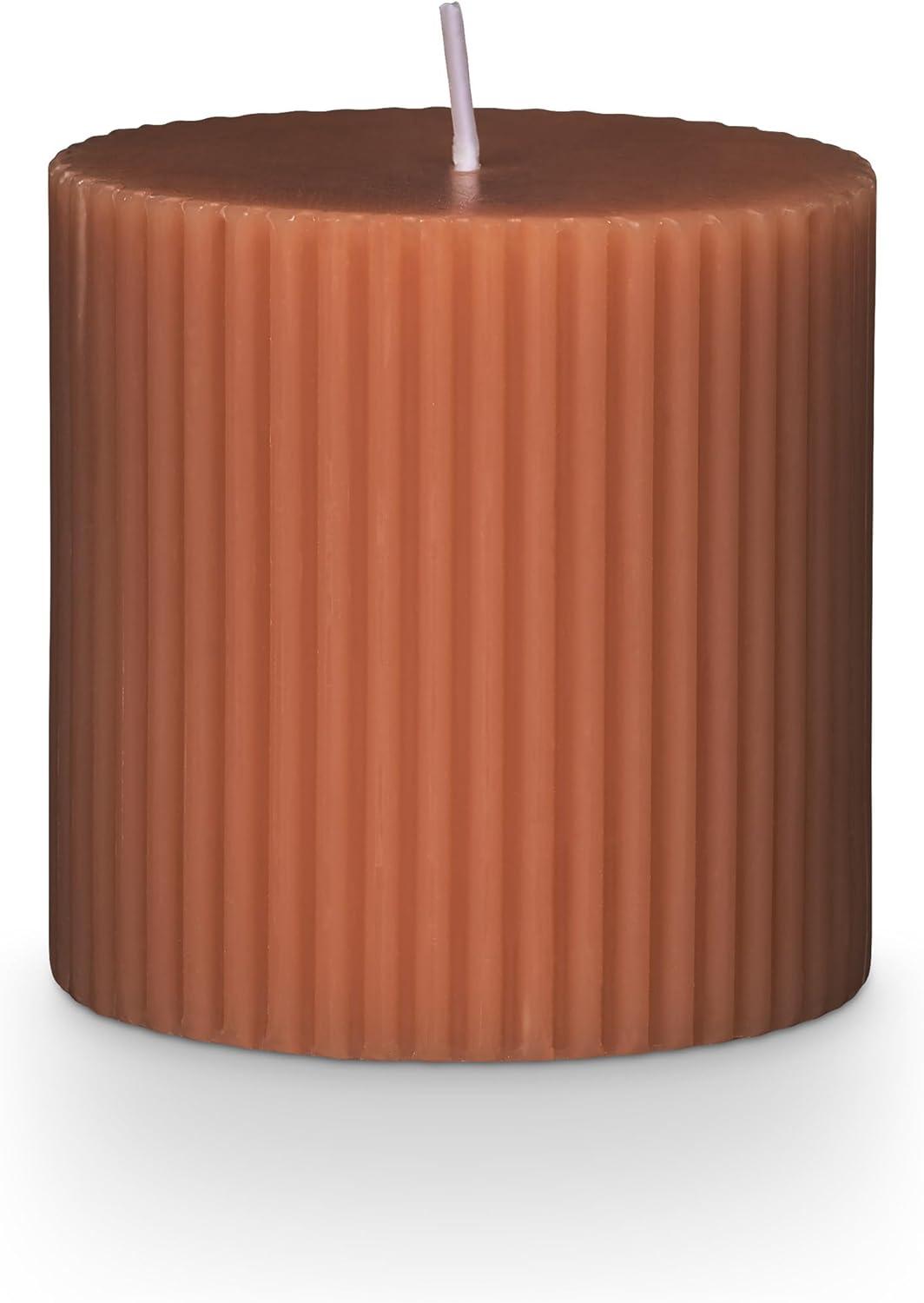 Selin Terra Tabac Pillar Candle