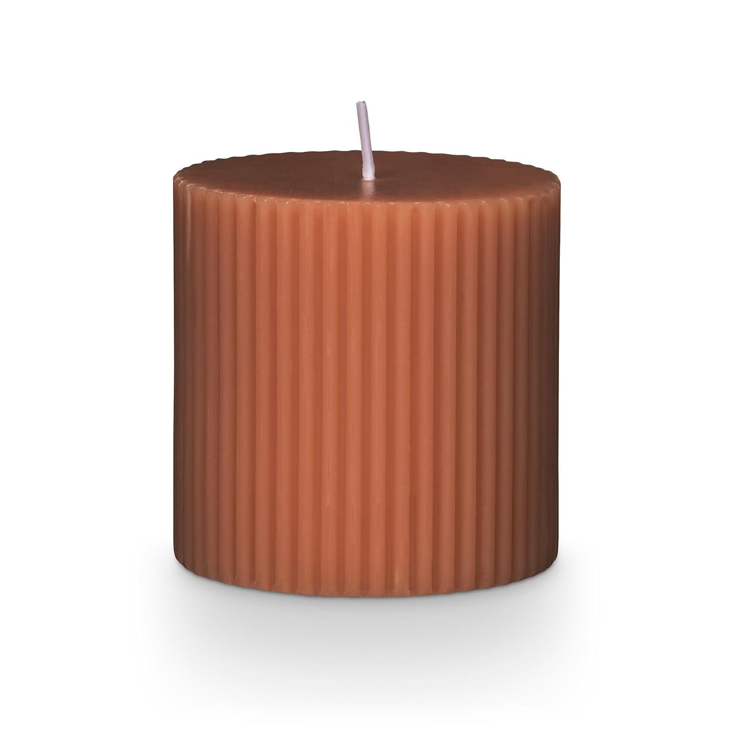 Selin Terra Tabac Pillar Candle