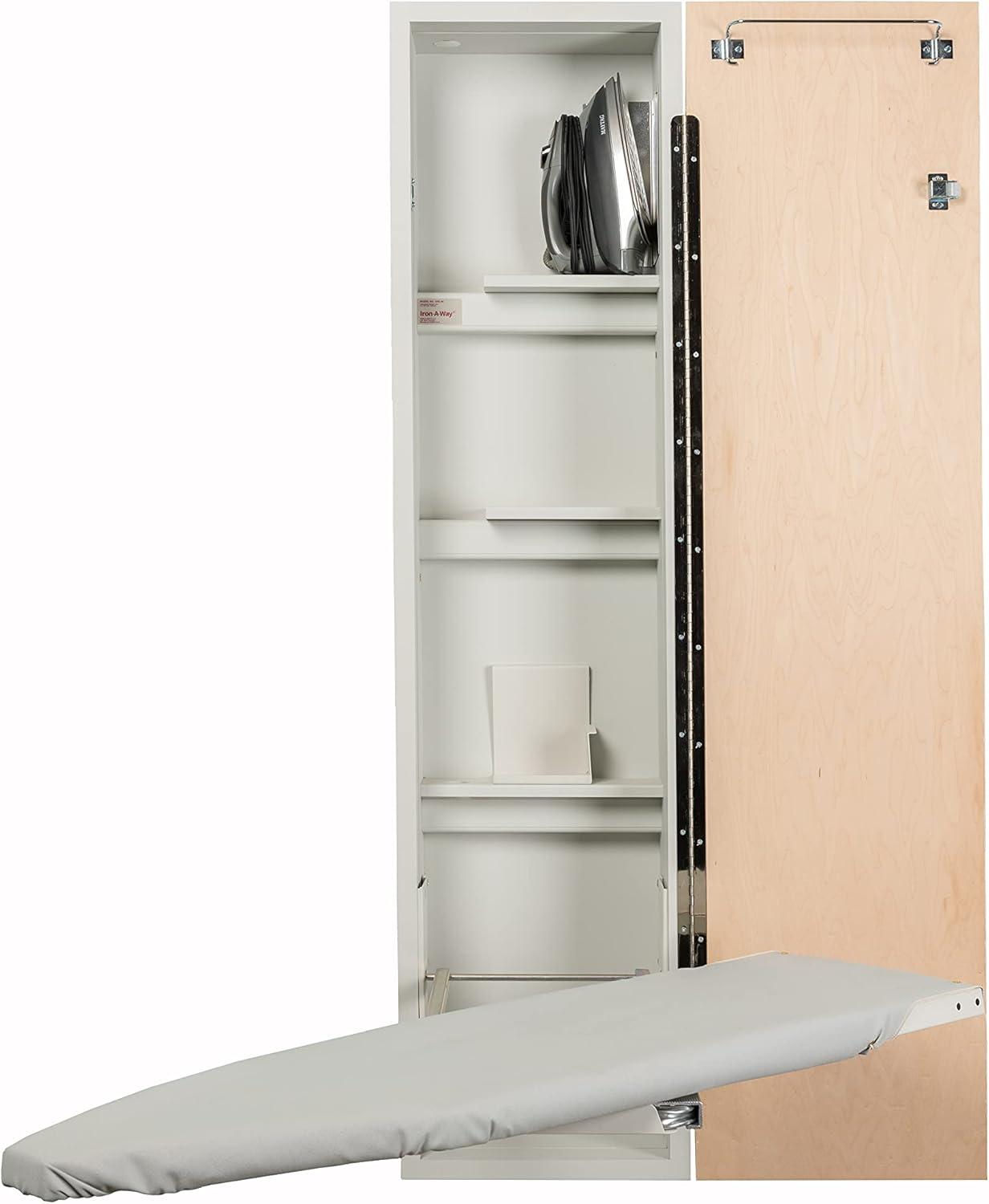 Iron-A-Way ANE-46 With Raised White Door- Right Hinged