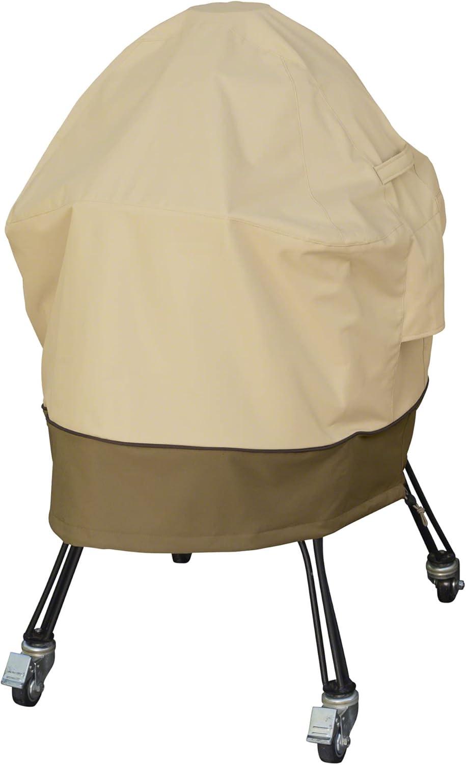 Classic Accessories Veranda™ Kamado Ceramic Grill Cover - Durable BBQ Cover with Heavy-Duty Weather Resistant Fabric, Large (55-231-041501-00)