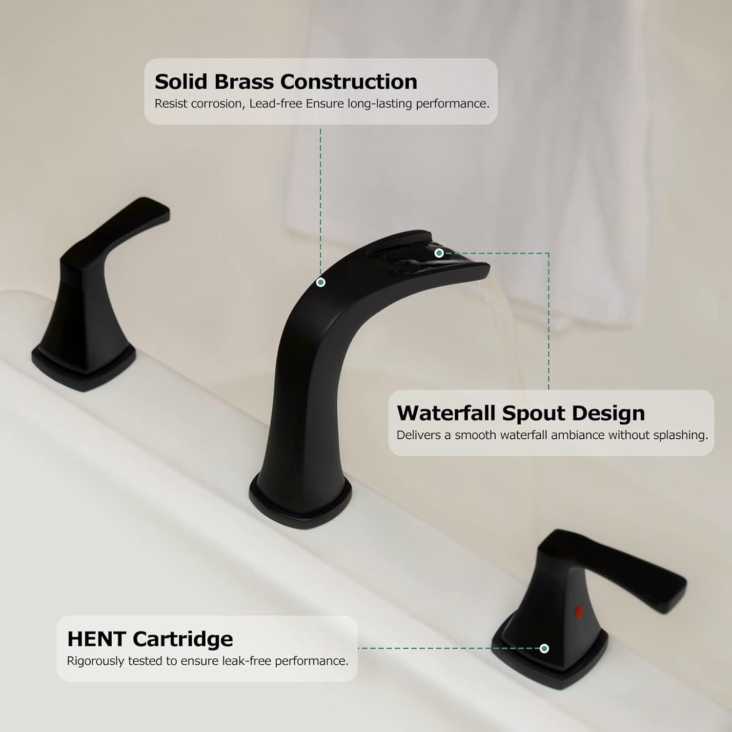 Doris 2-Handle Widespread Roman Tub Faucet