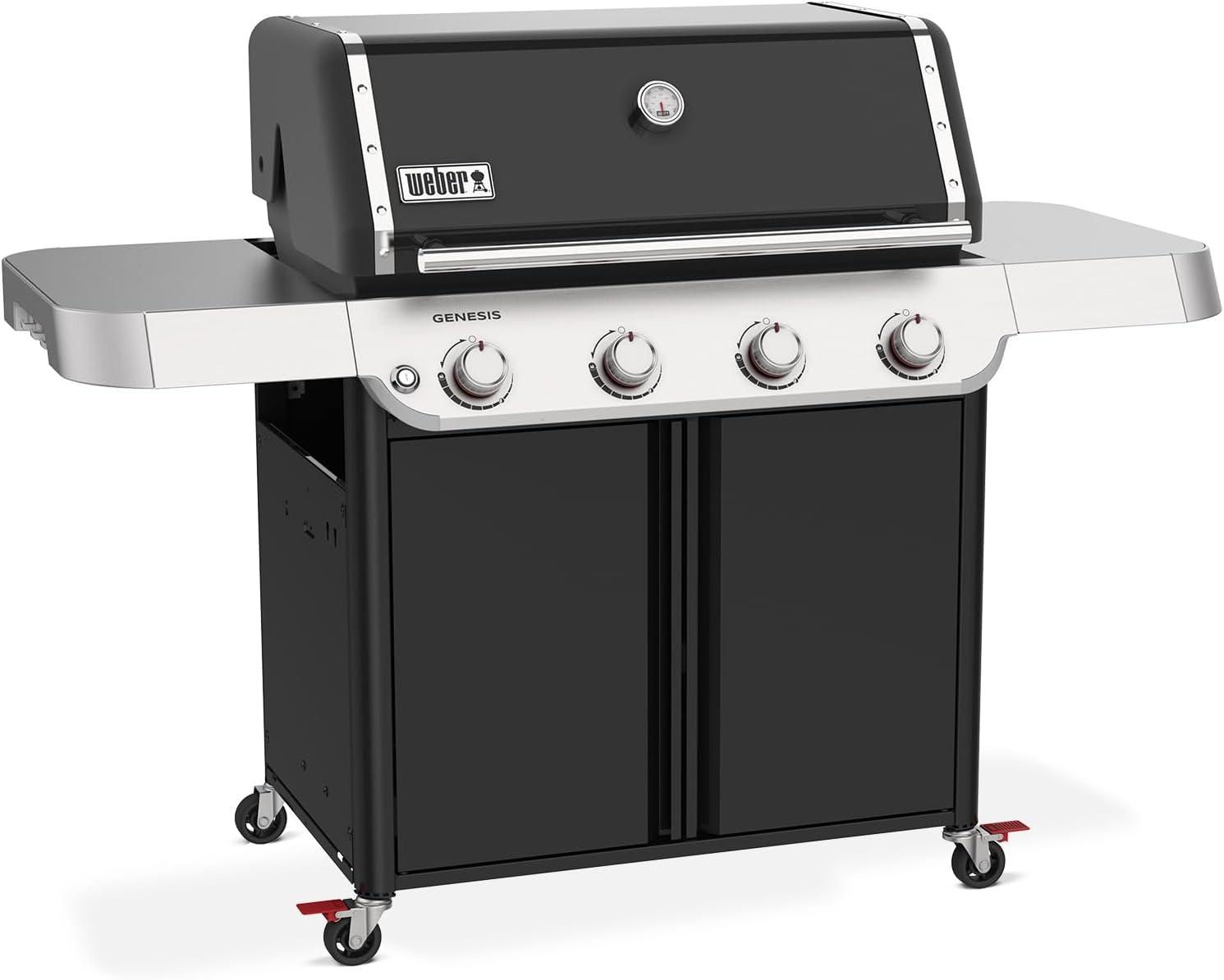 Weber Genesis E-415 Liquid Propane Gas Grill, Black