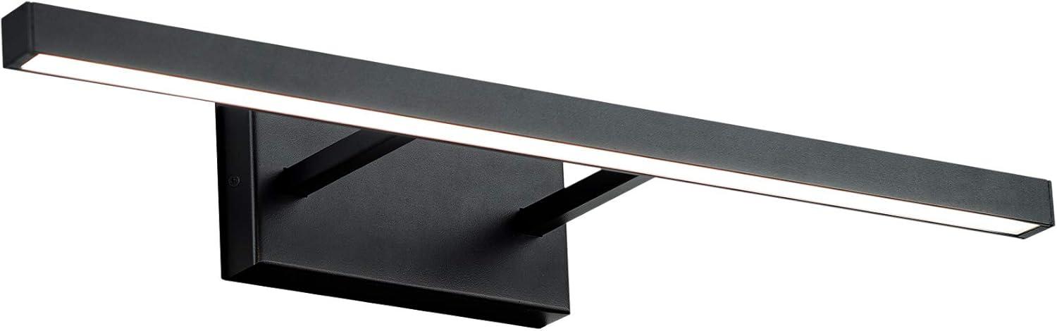 Parallax 18" LED Vanity Light in Black with Tri-CCT Technology