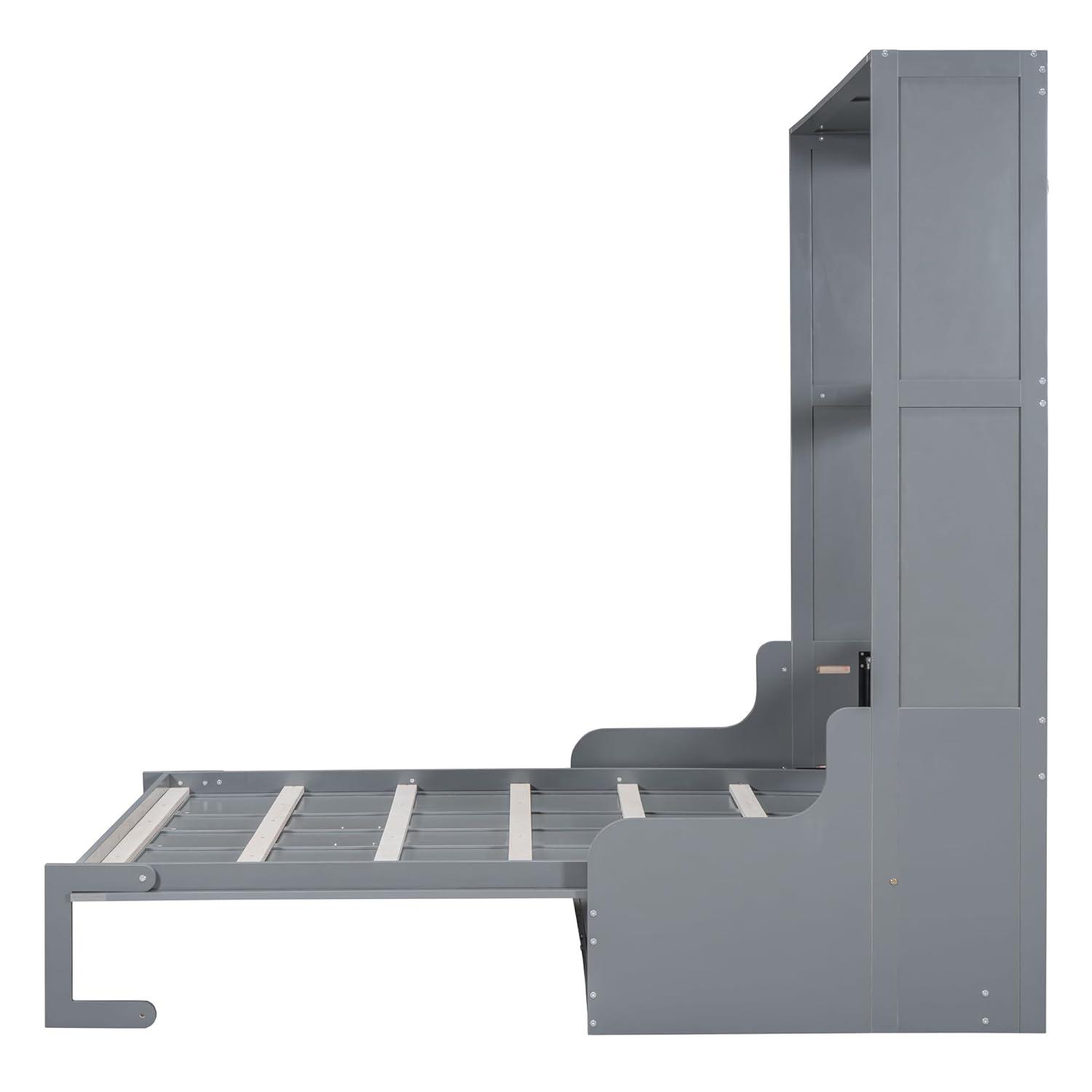 HLILish Queen Size Murphy Bed Wall Bed With Cushion