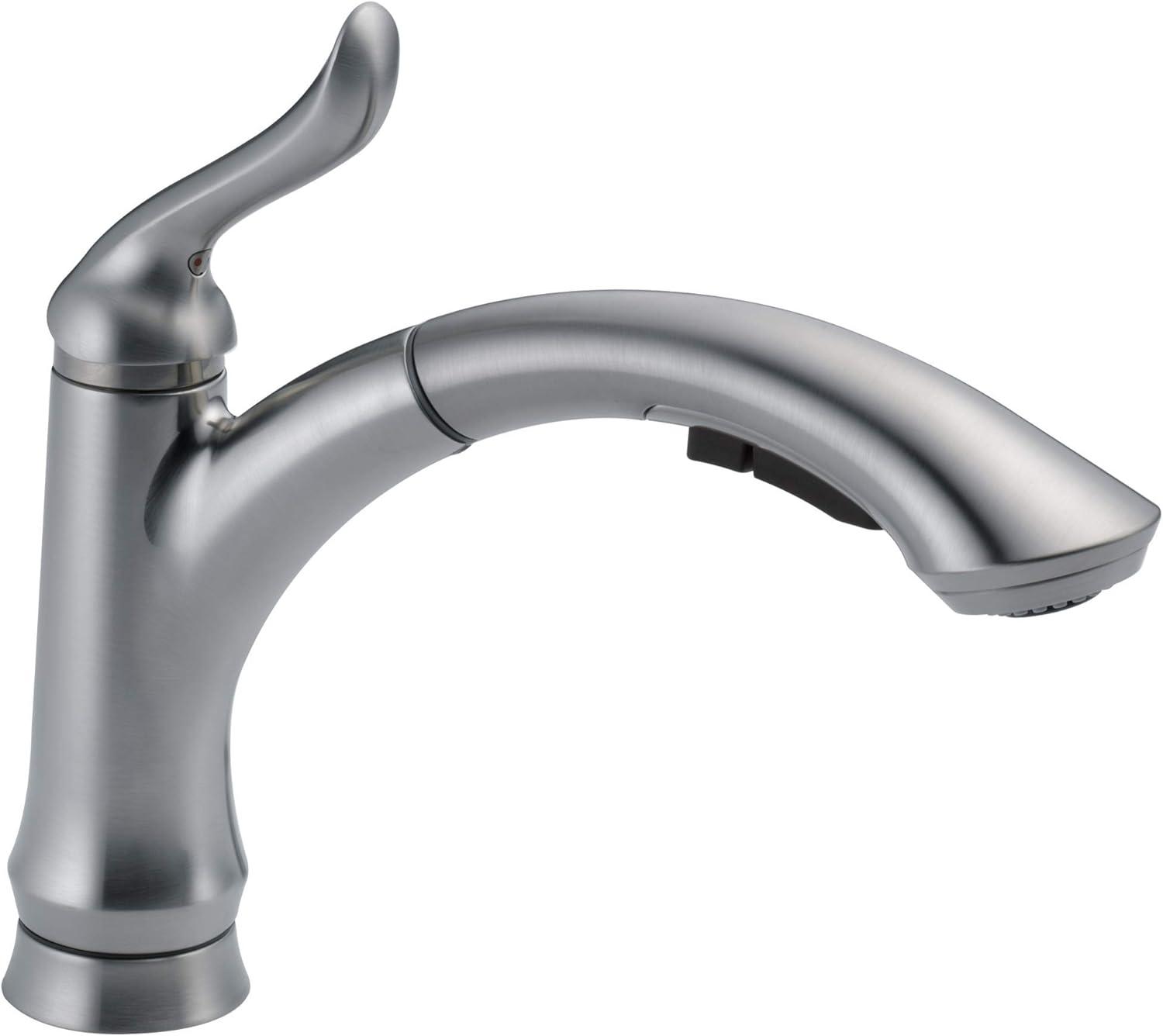 Arctic Stainless Single Handle Kitchen Faucet with Pull-Out Spray