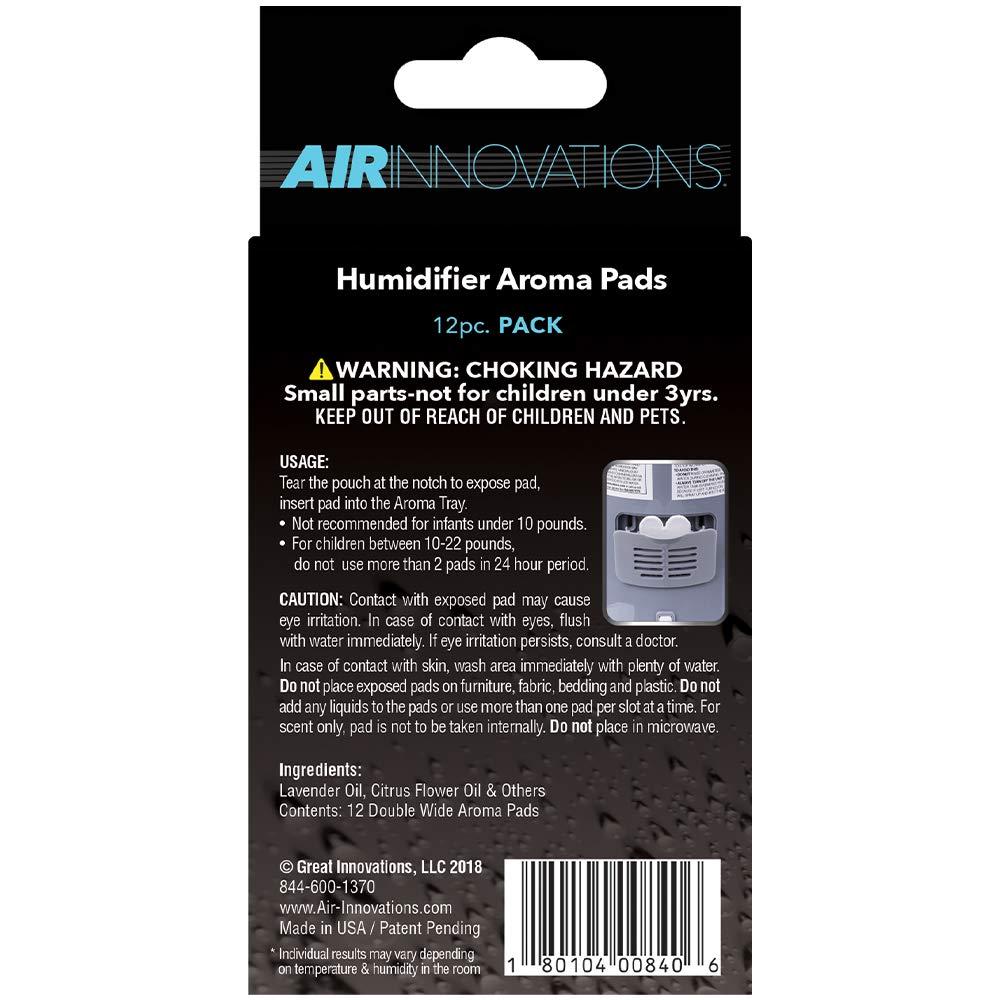 Air Innovations 12 Pack Essential Oil Humidifier Aromatherapy Refill, Eucalyptus