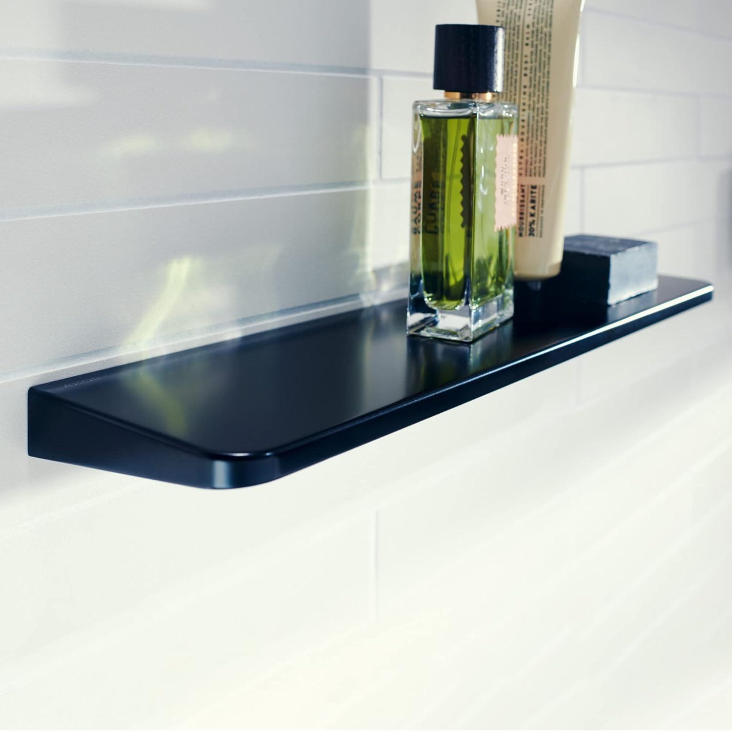AXOR Universal Circular 16-inch Modern Shelf, 16" in Brushed Nickel, 42844820