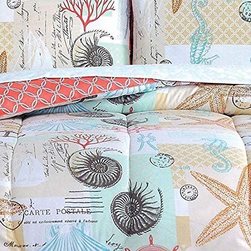 Belize Coastal Abstract Comforter Set