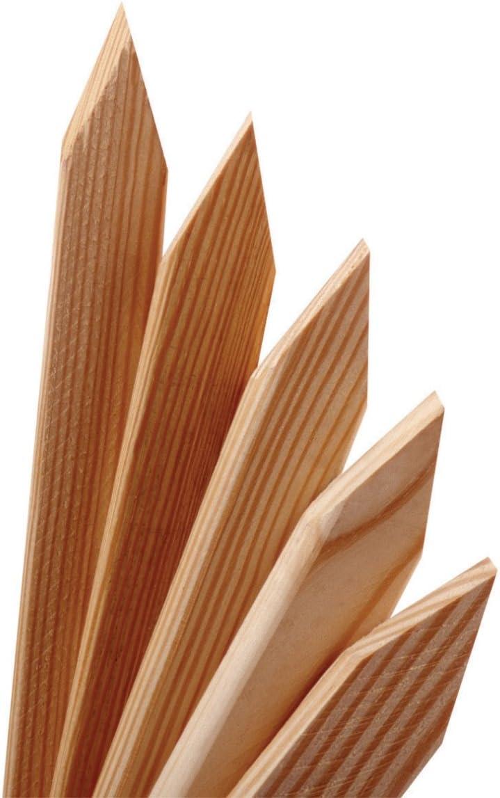 48" Natural Wood Grade Stakes for Landscaping and Construction, 24-Pack