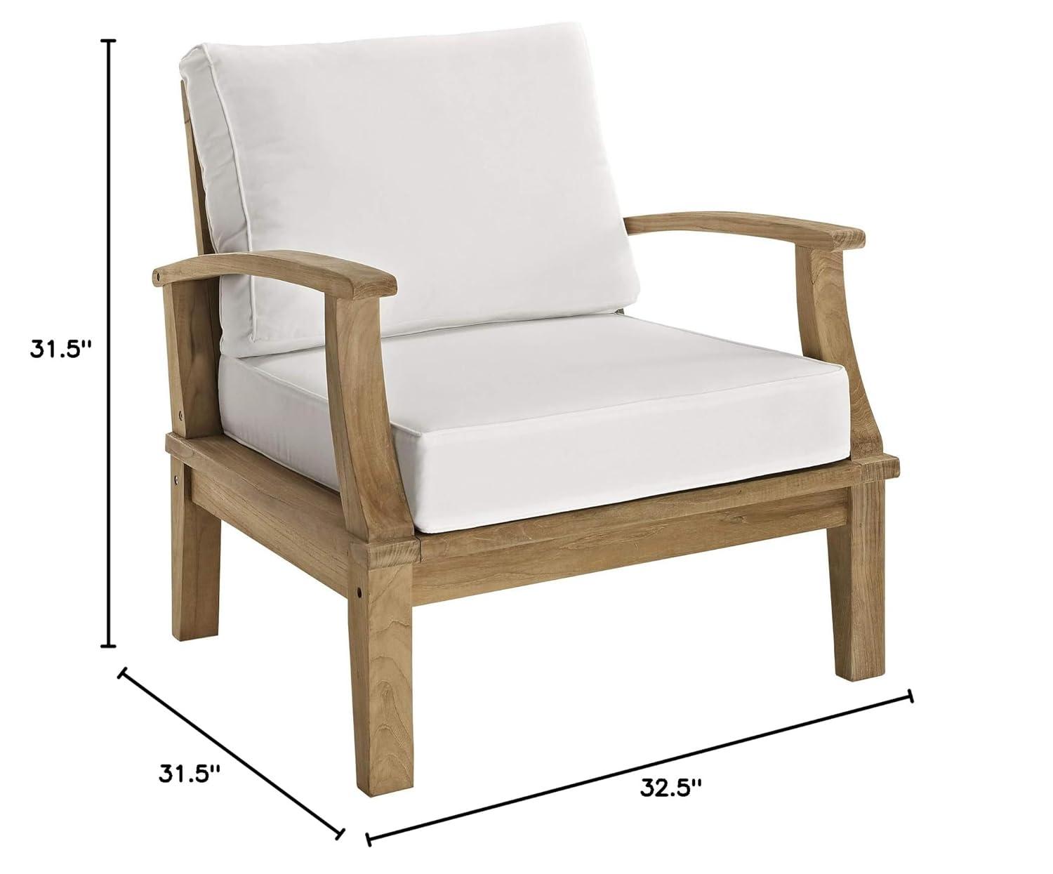 Modway Modway Marina Outdoor Patio Teak Armchair