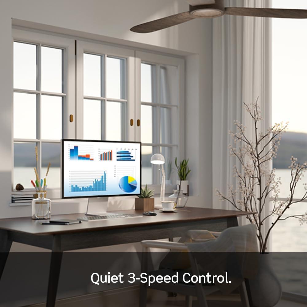 White Dual Rocker Slide Fan Speed Control Switch