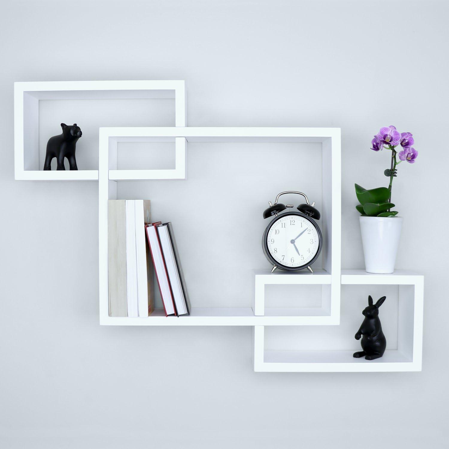 Nest Square Interlocking Box Accent Wall Shelf