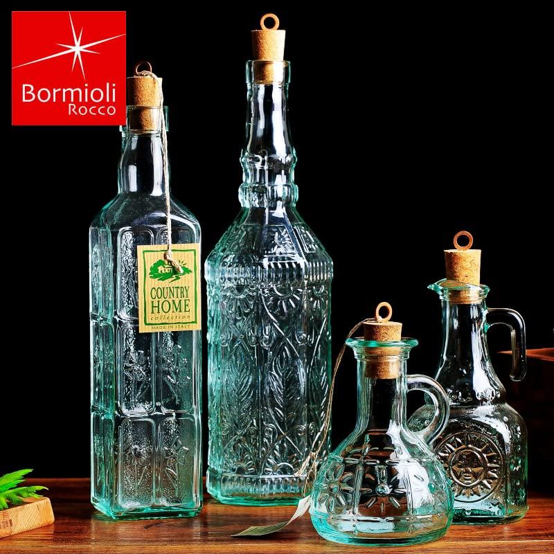 Bormioli Rocco Country Home Fiesole Bottle w/ Cork Stopper,24.25 oz.
