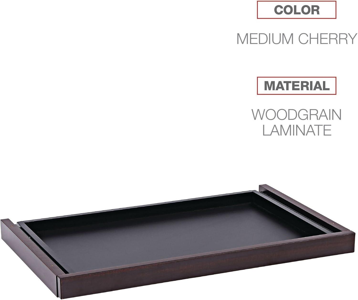 Alera Valencia Series Center Drawer, 24.5w x 15d x 2h, Medium Cherry -ALEVA312414MC