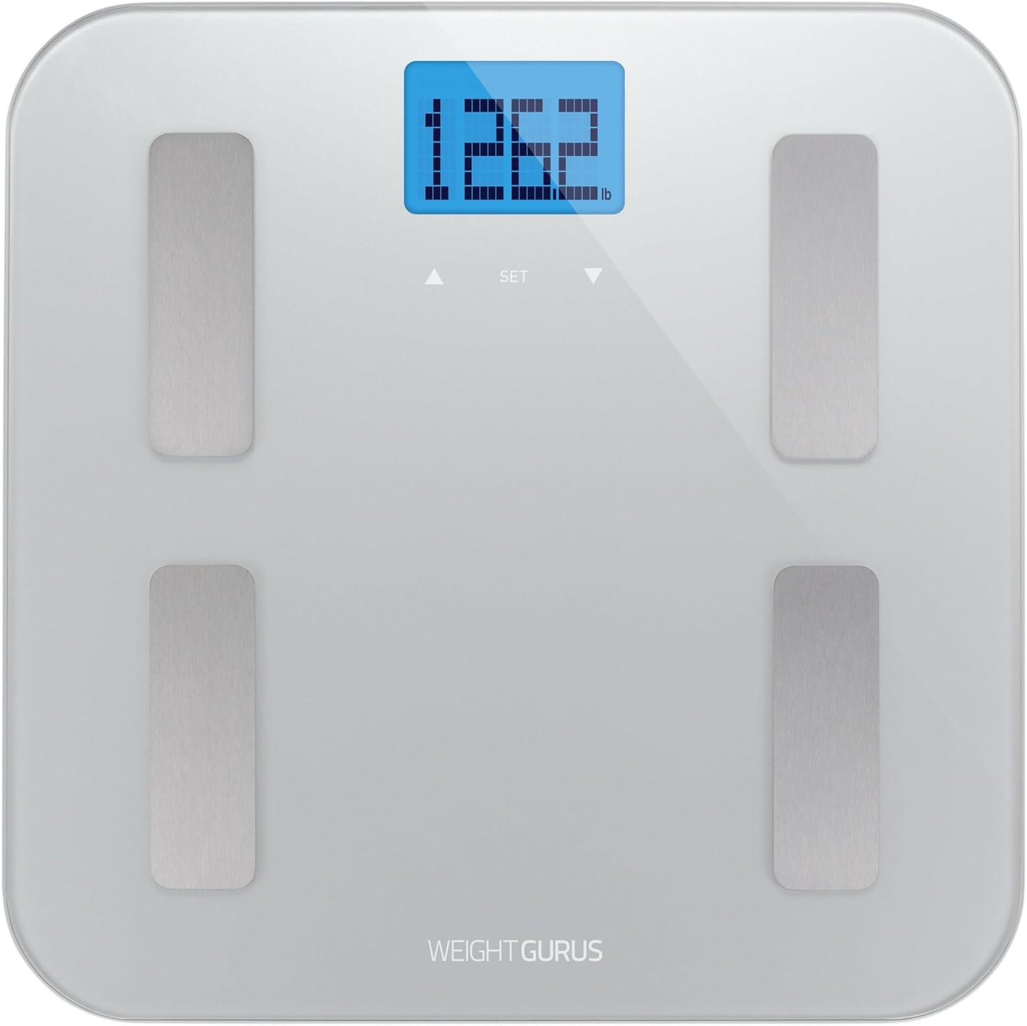 Greater Goods Weight Gurus Digital Body Fat Scale With Large Backlit Lcd And Smartphone Tracking (silver)
