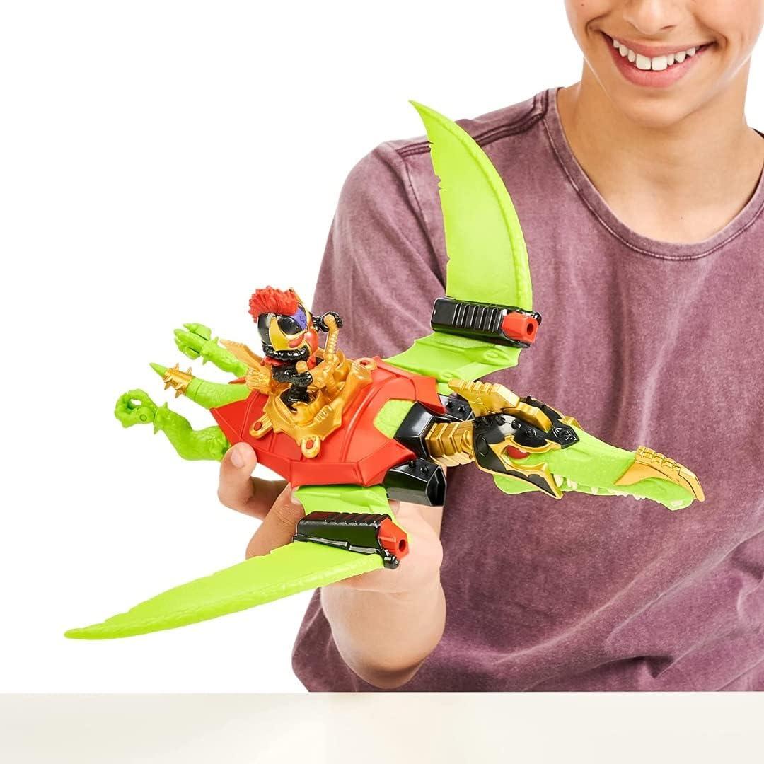 Treasure X, Dino Gold Pterodactyl Dino Dissection, Exclusive Hunter and Dinosaur Playset, Boys, Ages 5+