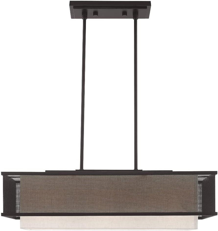 Livex Lighting Braddock 3 - Light Chandelier in  Bronze